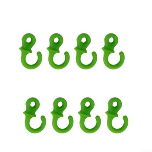 48 Stück Silikon-Dämpfer, effektive Geräuschreduzierung für Compound-Bogensehnen (8 Stück grün) von Getdoublerich