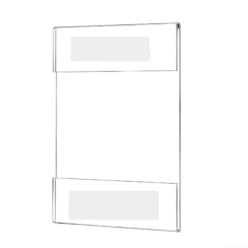 Acryl-Tag- und Fotorahmen zur einfachen Wandmontage für Community-Werbung (A5 vertikaler Stil) von Getdoublerich