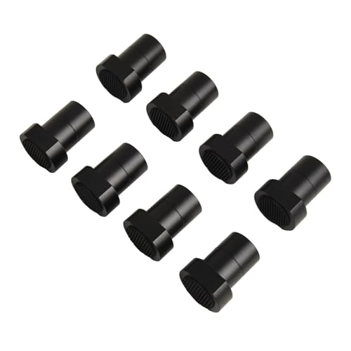 Aluminium-Legierung Hundeklemmen für Werkbank, 8 Stück für verbesserte Stabilität (20 mm schwarz) von Getdoublerich