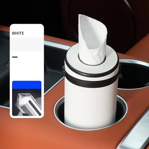 Auto Papierhandtuchhalter mit Multifunktions-Glasbruchwerkzeug ABS und Leder Design (Braun) von Getdoublerich