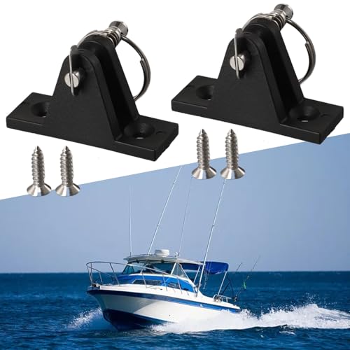 Bimini Top Installation Made Easy 2 Pack of Nylon Deck Hinges with Screws von Getdoublerich
