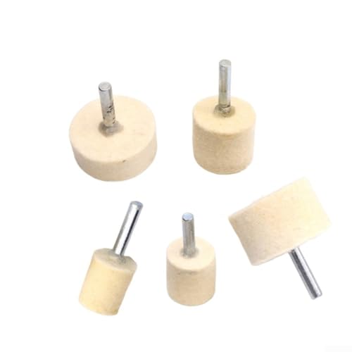 Drehwerkzeug-Polierscheibe mit Wollfilz montiert und 6 mm Schaft für glatte Oberfläche (40 mm) von Getdoublerich