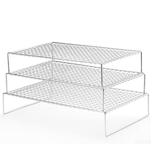 Dreistöckiges Edelstahl-Kühlgestell, perfekt für Kuchen und Grillveranstaltungen Dreistöckiges Edelstahl-Kühlgestell, perfekt für Kuchen und Grillveranstaltungen von Getdoublerich
