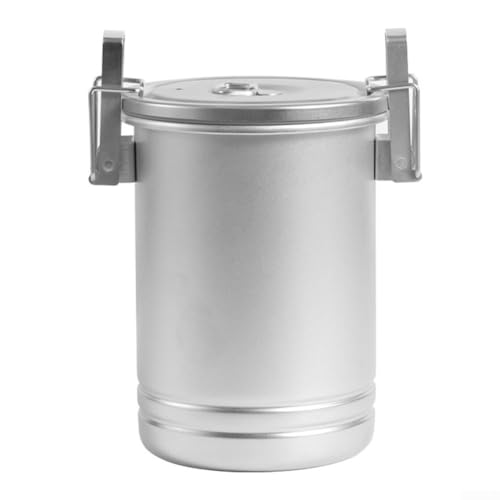 Edelstahl Dampftöpfe, Camping Reiskocher Reiskocher Reis Suppe Kochen Kochgeschirr Outdoor Tragbares Picknick Kochgeschirr von Getdoublerich