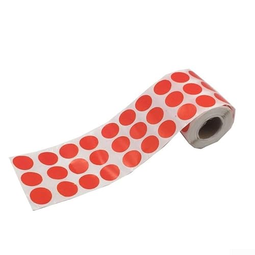 Efficient Practice Using 900pcs Roll of Splatter Target Stickers (Red) von Getdoublerich