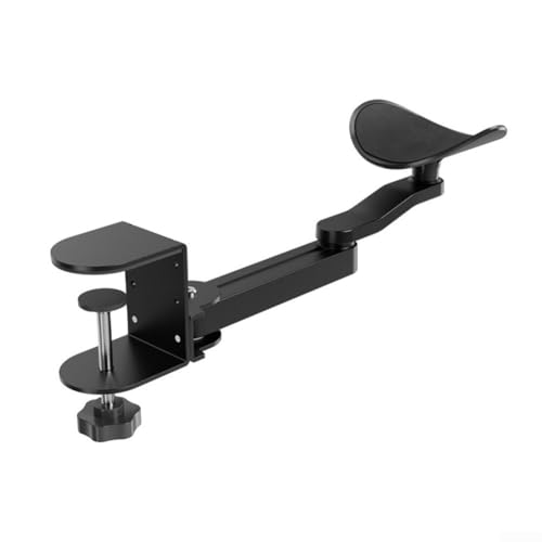 Flexible Tischhalterung für Computertisch, ergonomisches Design und einfache Installation (schwarz) von Getdoublerich