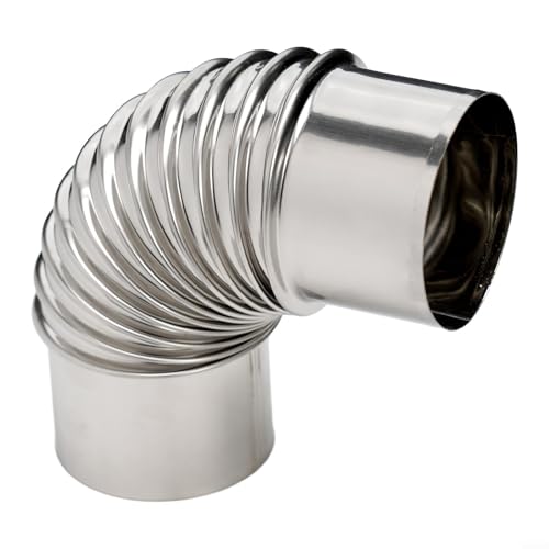 Für Ofenrohr, Winkelrohr, Edelstahl-Konstruktion für Grill und Belüftung (70 mm) von Getdoublerich