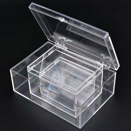 Für ct Proben-Displaybox ReFor ctangular Clear Plastic Storage Solution for Home or Business (A) von Getdoublerich
