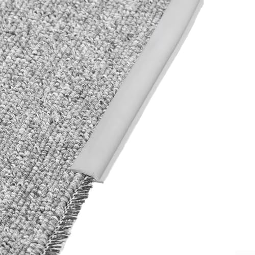 Für nahtlose grau-braune Boden-Übergangsleiste für belastbaren Teppichwechsel (Grau 1m) von Getdoublerich