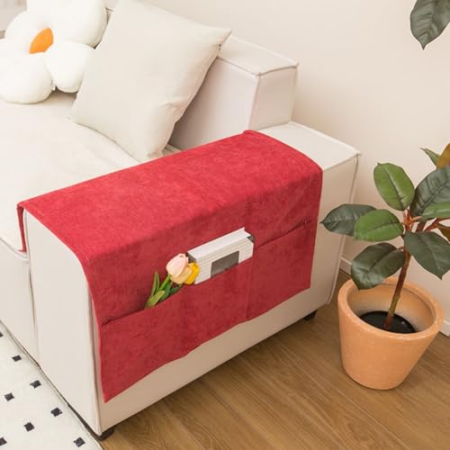 Funktionelle Armlehnenbezüge für Sofas schützen Ihre Möbel mit Stil (rot) von Getdoublerich