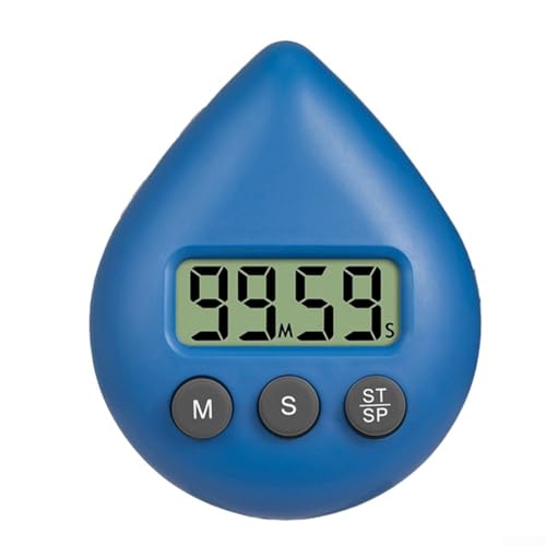 Funktioneller wasserdichter Timer mit Magnet und Aufhängelöchern für einfachen Zugang (blau) von Getdoublerich