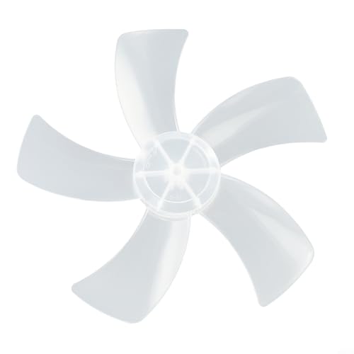 Geräuschloses Fünf-Blätter-Kunststoff-Lüfterblatt 30,5 cm, leicht und einfach zu demontieren, hohe Temperaturbeständigkeit (weiß) von Getdoublerich