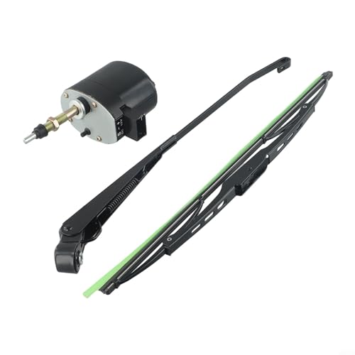 Getdoublerich 1 Satz Scheibenwischermotor, 12 V Windshield Wischermotor 105° Wischerblatt für Traktor Boot RV Windschutzscheibe und zuverlässig Getdoublerich 1 Satz Scheibenwischermotor, 12 V Windshield Wischermotor 105° Wischerblatt für Traktor Boot RV Windschutzscheibe und zuverlässig von Getdoublerich