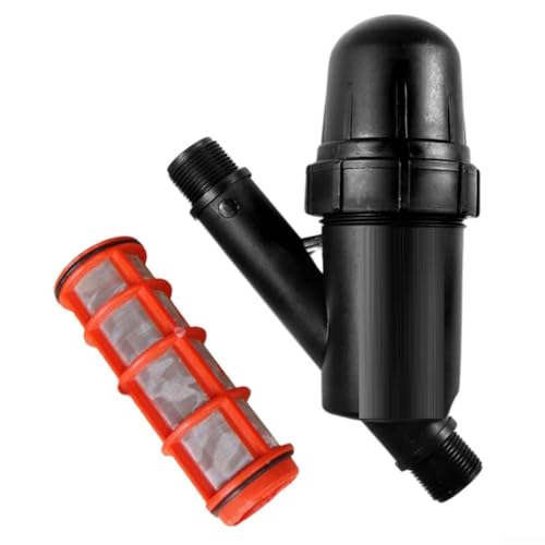 Getdoublerich 2-teiliges Bewässerungsfilter-Set aus Edelstahl Typ Mesh Filter für Mikro-Sprinkler/Tropfsysteme, Sand-/Kiesfiltration von Getdoublerich