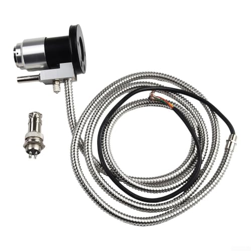 Getdoublerich Mach3-kompatibler Z-Achsen-Werkzeug-Touch-Sensor für CNC-Graviermaschine, automatischer Werkzeug-Setter mit Kabel, Silber-Metallkonstruktion von Getdoublerich