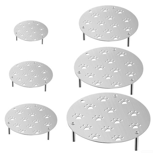 Getdoublerich Multifunktionales Dampfgarer-Gestell, spülmaschinenfest, hitzebeständig, Dampfeierregal mit mehreren Klauenlöchern für gleichmäßige Wärmeverteilung, Küchenhelfer (19 cm) von Getdoublerich