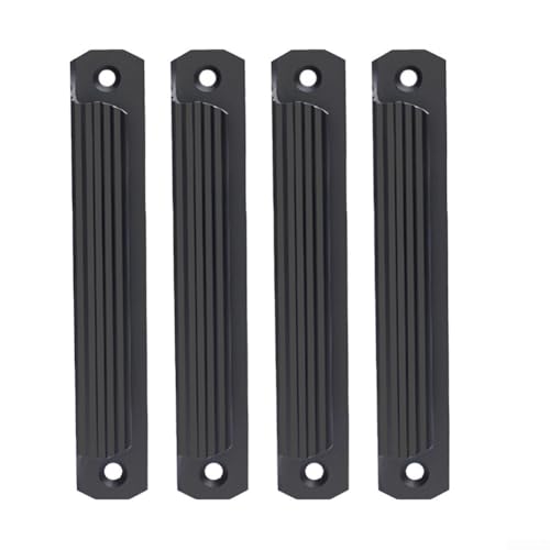 Getdoublerich Schiebetürgriff-Set, Aluminiumlegierung, für einfache und bequeme Verwendung an Schrank- und Balkontüren, Schwarz, 4-teilig Getdoublerich Schiebetürgriff-Set, Aluminiumlegierung, für einfache und bequeme Verwendung an Schrank- und Balkontüren, Schwarz, 4-teilig von Getdoublerich