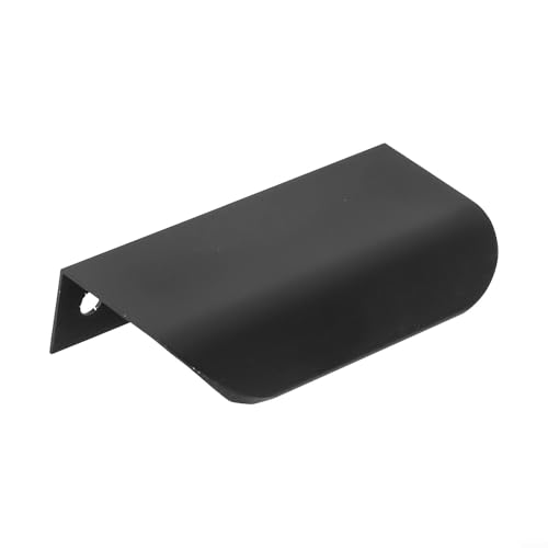 Getdoublerich Verdeckte Fingerkantengriffe für Küchenschränke und Schubladen, Aluminiumlegierung, Schrankgriffe (80 mm) von Getdoublerich