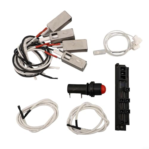 Grill Igniter Kit, 42326 BBQ For Gas Ignition Kit For Weber For Summit For Gold & DD6 Grills With Module, Wires, Output Spark Generator, Push Button, Mounting Screws Grill Igniter Kit, 42326 BBQ For Gas Ignition Kit For Weber For Summit For Gold & DD6 Grills With Module, Wires, Output Spark Generator, Push Button, Mounting Screws von Getdoublerich