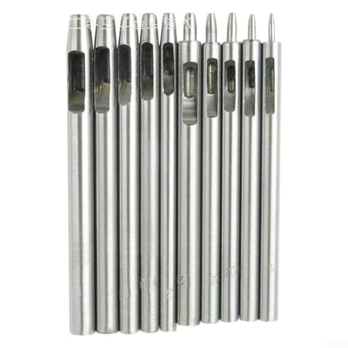 Hole Maker Toolkit Zehn Stahlstanzer für verschiedene Anwendungen mit weichem Material Hole Maker Toolkit Zehn Stahlstanzer für verschiedene Anwendungen mit weichem Material von Getdoublerich