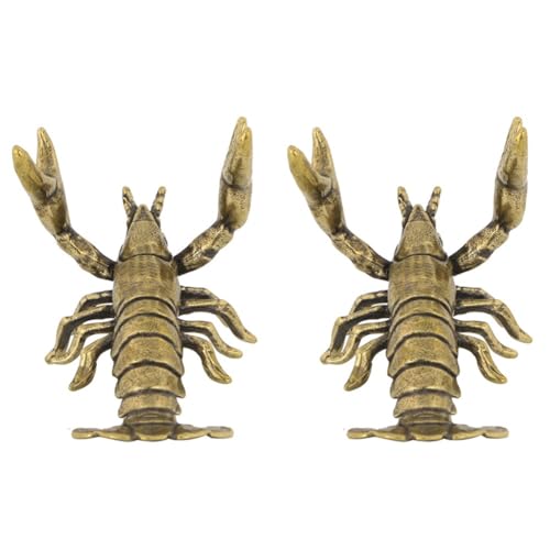 Hummer-Türgriff aus Messing, elegante Messing-Türgriffe, einzigartiges Design für Zuhause und Büro, 4,2 × 7,1 cm (2 Stück) (B) von Getdoublerich