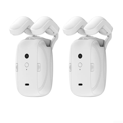 Intelligenter automatischer Vorhangöffner, für Tuya für Zigbee T U I Track Roman Rod Vorhang Motor Automatische Roboter Bluetooth Fernbedienung (2 Stück Römerstange) von Getdoublerich