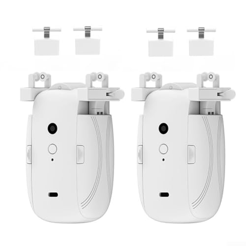 Intelligenter automatischer Vorhangöffner, für Tuya für Zigbee T U I Track Roman Rod Vorhang Motor Automatische Roboter Bluetooth Fernbedienung (2 Stück TU-Stange) von Getdoublerich
