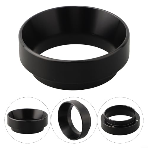 Kaffeedosierung für 49 mm Siebträger magnetisch für Ring für Pulverkorb zum Brauen (schwarz) von Getdoublerich