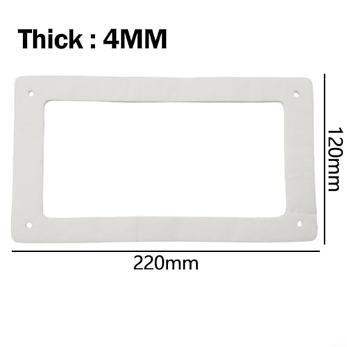 Keramikfaser Dichtung für MCZ für Revisionsklappe Revisionsklappe Dichtleiste Ersatz 220 x 120 x 4 mm von Getdoublerich