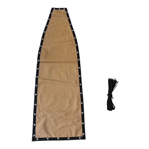 Khaki Ersatz-Sitztücher, Outdoor-Hängesessel-Ersatzstoff für Textilene Hängesessel – 64 x 197 x 23 cm (1 Stück ohne Taschen) von Getdoublerich