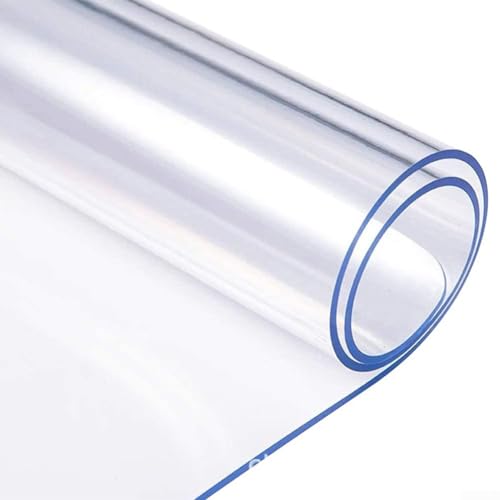 Kratzfeste, transparente PVC-Tischdecke, verbessert die Effizienz Ihres Arbeitsplatzes (53 x 62 cm) von Getdoublerich