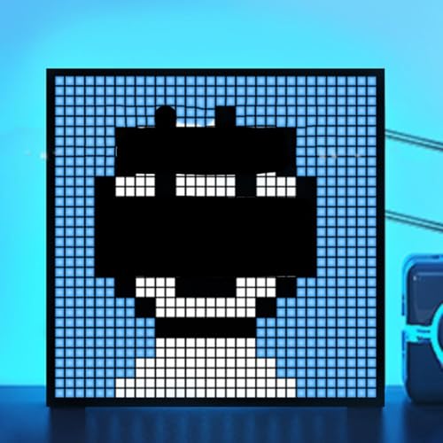 LED-Pixel-Display RGBLED, für Matrix-Panel, programmierbares Pixel-Display mit App für Schreibtisch/Wand, Raumdekoration, Bilderrahmen, Animationen, Uhr (32 x 32) von Getdoublerich