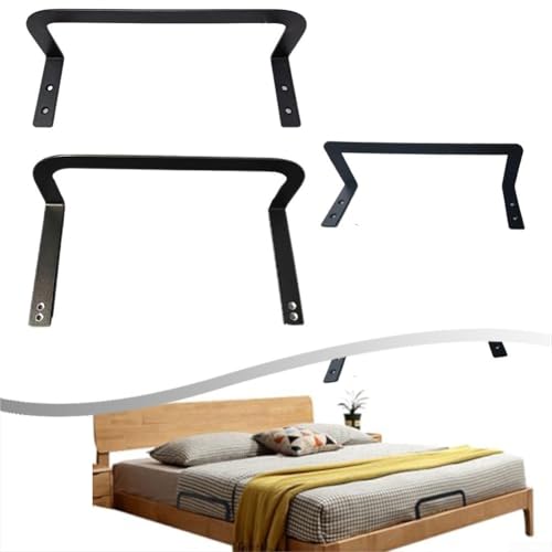 Matratzen-Stabilisator-Halterung, 2-teiliges Set, um Ihre Matratze sicher auf dem Bettgestell zu halten (B 5 cm) von Getdoublerich