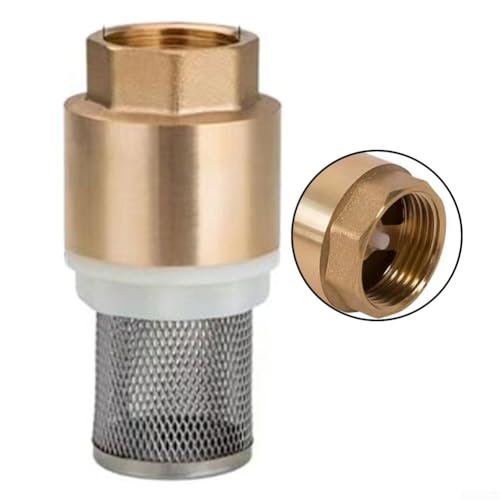 Messing-Saugventil mit robusten Edelstahl-Komponenten für verbesserte Wasserkontrolle (1,9 cm) von Getdoublerich