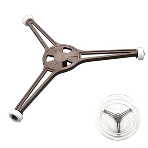 Mikrowellen-Drehteller-Ring, hitzebeständig, Mikrowellen-Drehkreuz, stabiler Tablett-Halter, Durchmesser 24,5 cm Mikrowellen-Drehteller-Ring, hitzebeständig, Mikrowellen-Drehkreuz, stabiler Tablett-Halter, Durchmesser 24,5 cm von Getdoublerich