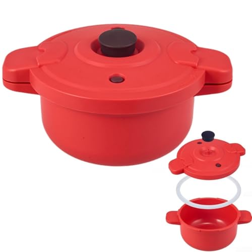 Mikrowellen-Schnellkochtöpfe, einfache Mikrowellen-Kochtopf-Multifunktions-Dampfgarer von Getdoublerich