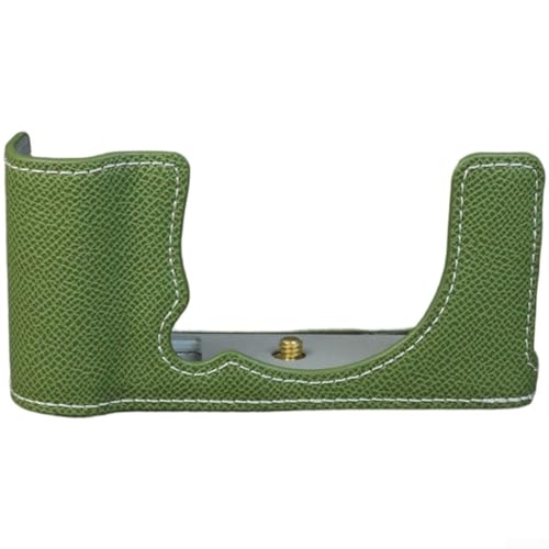 PU Schutzhülle Halbtasche für Fuji XE5 Kamera, kompakte und leichte Konstruktion für den Einsatz (Grün) von Getdoublerich