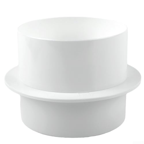 PVC-Rückschlagventil für Bad und Küche, rundes Design, Größenoptionen 80 mm bis 200 mm (100 mm) von Getdoublerich