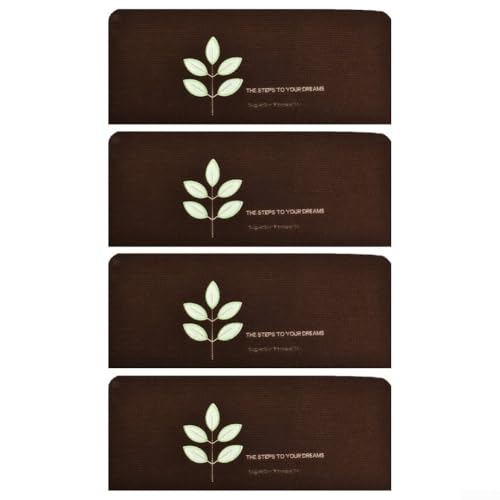 Rutschfeste Treppenläufer mit leuchtendem Design für bessere Sichtbarkeit auf Holztreppen (4 Stück) von Getdoublerich