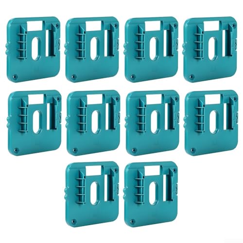 Set mit 10 Batteriehaltern zur Wandmontage, kompatibel mit 18-V-Batterien BL1860 BL1850 BL1840 für effiziente Lagerung von Getdoublerich