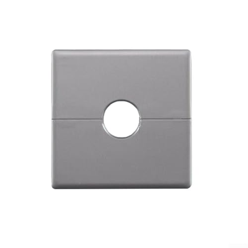 Set mit 5 quadratischen Rohr-Wandabdeckplatten, dekorative Rosette für Schalter und Steckdosen, einfache Anwendung (12 mm) von Getdoublerich