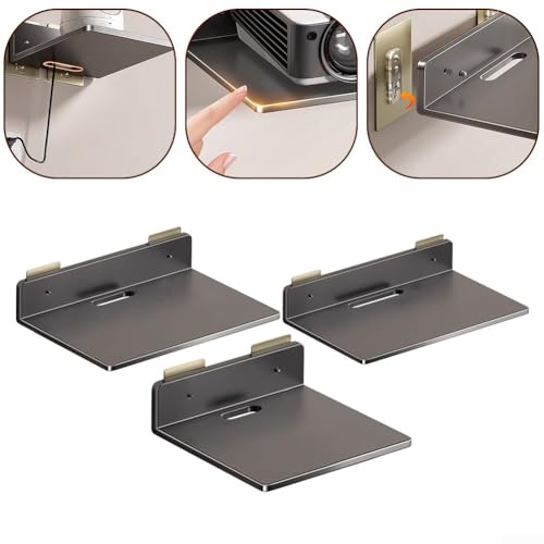 Smart Design Storage Rack for Home Use Efficiently Organizes Your Router and Projectors While Saving Space (L) von Getdoublerich