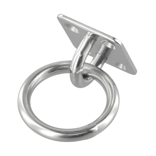 The Boating Essential Edelstahl-Augenplatte mit Ring zur sicheren Verzurrung auf Booten und Yachten, Größe 6 mm The Boating Essential Edelstahl-Augenplatte mit Ring zur sicheren Verzurrung auf Booten und Yachten, Größe 6 mm von Getdoublerich