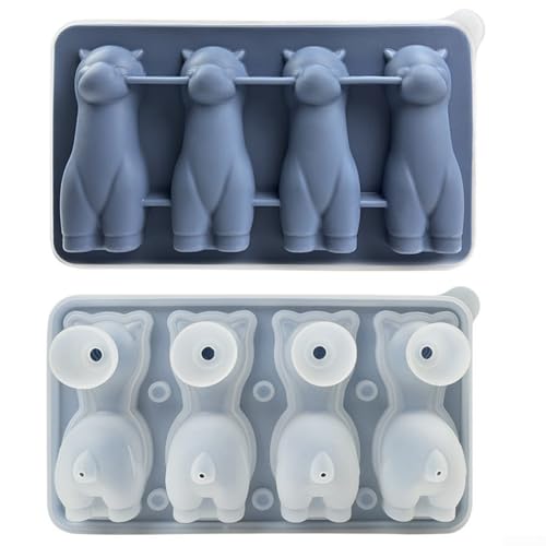 Unique Party Essential Alpaka Form Eiswürfelform mit praktischen Fülleigenschaften (blau) von Getdoublerich
