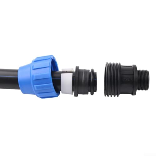 Wasserrohrverschraubung Verbindungsstück männlich Adapter geeignet für verschiedene Anwendungen (20mm x 3/10.2 cm) von Getdoublerich