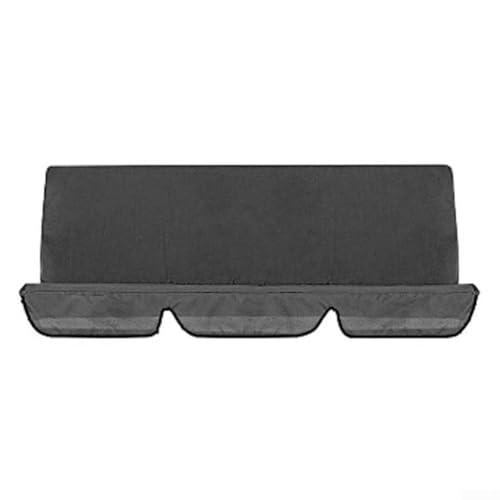 Wetterbeständiges Schaukelstuhl-Überdachungs-Set, perfekter Ersatz für alte Bezüge (150 x 50 x 10 cm, schwarz) von Getdoublerich
