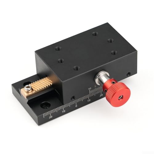 X-Achsen-Schwalbenschwanz-Schiene mit massivem Aluminium-Design, 40 mm und Messing-Schiebestruktur von Getdoublerich