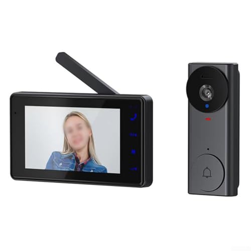 Zwei-Wege-Gegensprechanlage Video-Türklingel mit 4 3 Zoll Display und mehrsprachiger Unterstützung Zwei-Wege-Gegensprechanlage Video-Türklingel mit 4 3 Zoll Display und mehrsprachiger Unterstützung von Getdoublerich