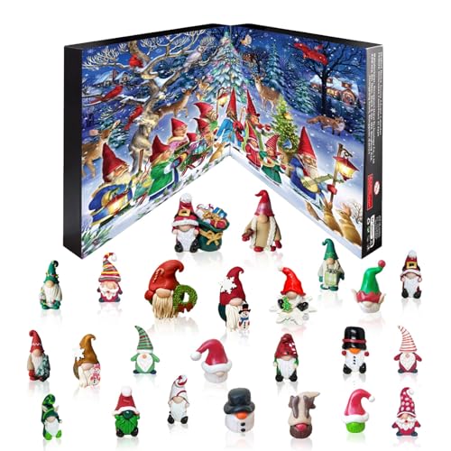 Christmas Countdown Spielzeug | 24 Tage Zählkalender Harz Gnom Figuren Puppe | Liebevolle Wohndekoration Für Töchter Söhne Ehefrau Kinder Mädchen Schwester Freund Christmas Countdown Spielzeug | 24 Tage Zählkalender Harz Gnom Figuren Puppe | Liebevolle Wohndekoration Für Töchter Söhne Ehefrau Kinder Mädchen Schwester Freund von Geteawily