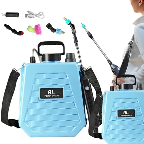 Elektrischer Rucksacksprühgerät, Akkubetriebene Spritzen für Rasen- und Gartenbereich, Aufladbare Bewässerungsausrüstung Wassersprüh Tank Mit 2 Einstellbaren Geschwindigkeiten Für Garten Hof Elektrischer Rucksacksprühgerät, Akkubetriebene Spritzen für Rasen- und Gartenbereich, Aufladbare Bewässerungsausrüstung Wassersprüh Tank Mit 2 Einstellbaren Geschwindigkeiten Für Garten Hof von Geteawily